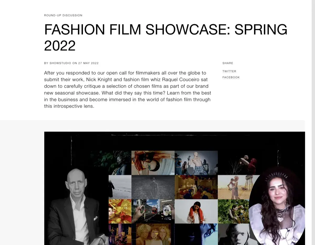 ShowStudio Fashion Film